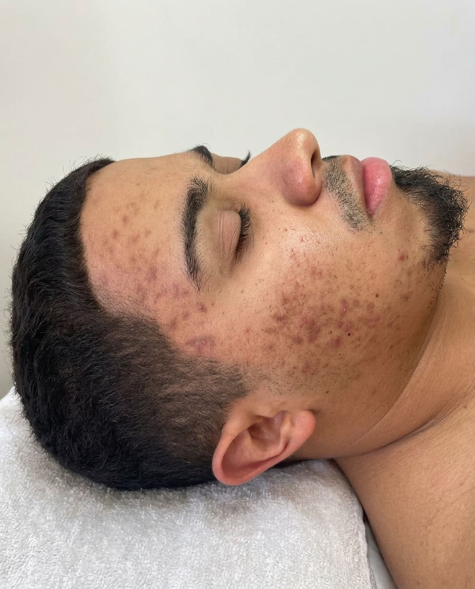 Before - Microneedling – Acne