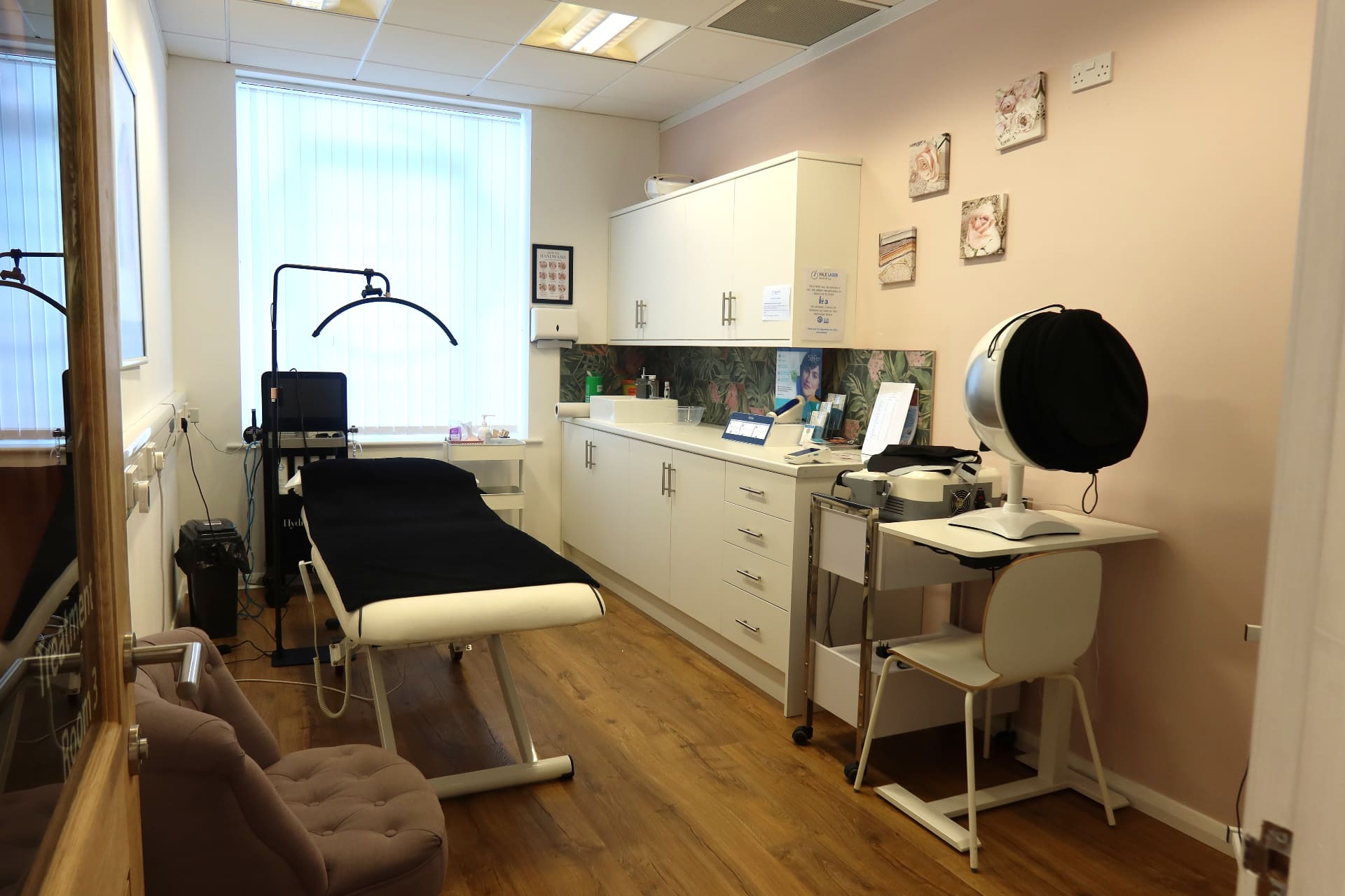 Skin analysis and treatment room at Cardiff Gate