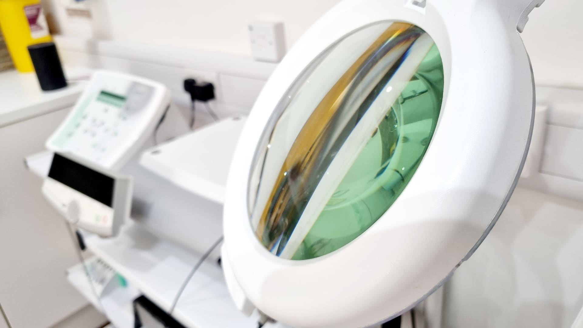 Welcoming reception area at the Vale Laser Aesthetics clinic