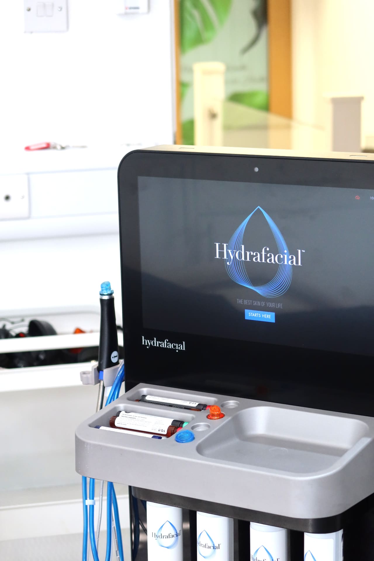 Hydrafacial machine at Vale Laser Pontyclun